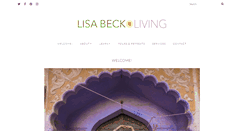 Desktop Screenshot of lisabeckliving.com